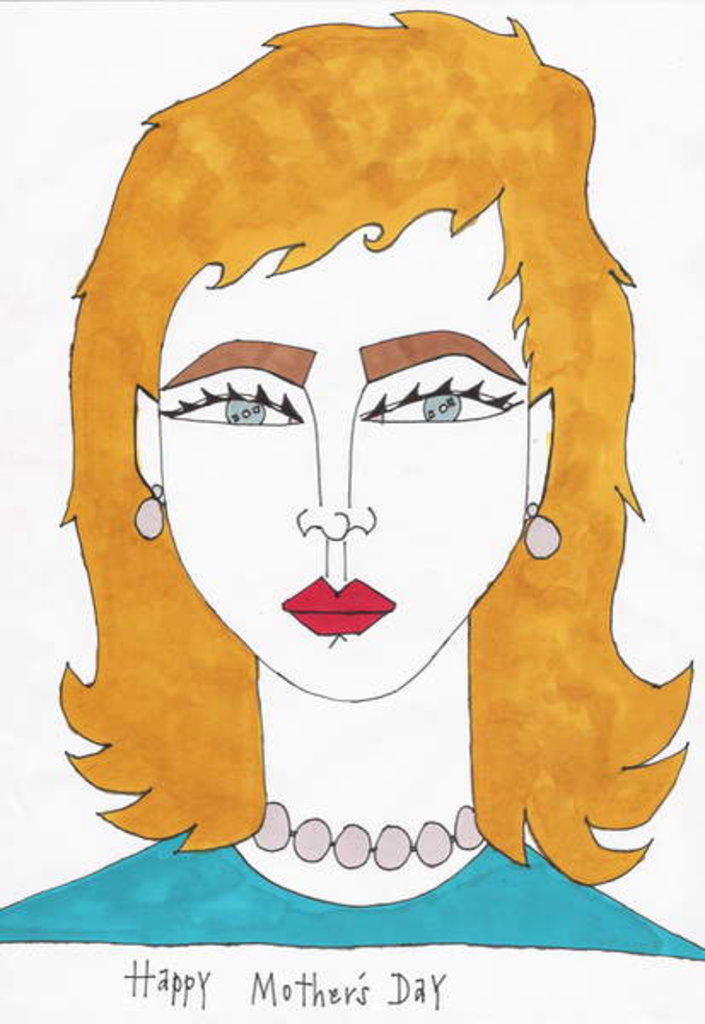 Detail of Happy Mother's Day, 2017 by Daisy de Villeneuve