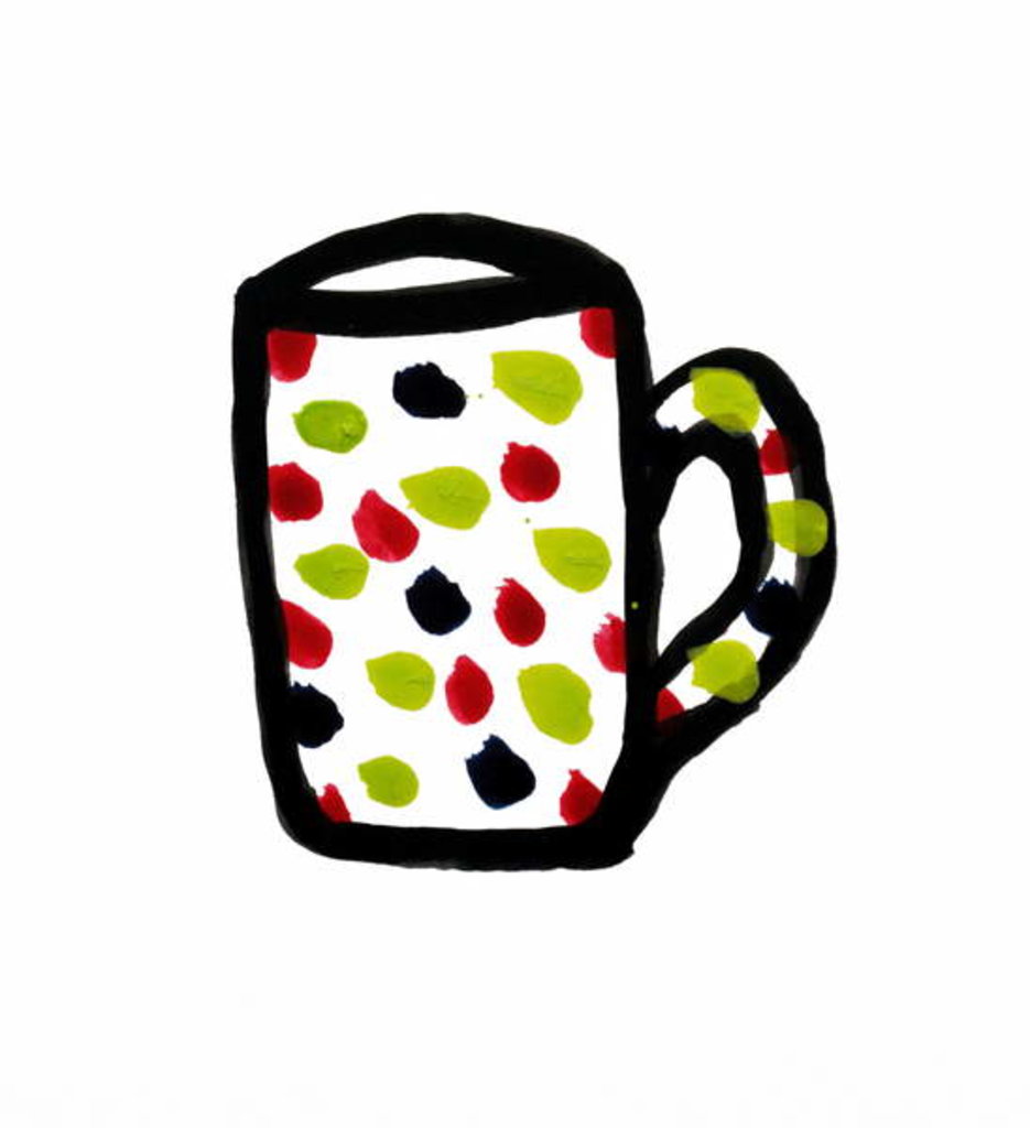 Detail of Mug, 2017 by Daisy de Villeneuve