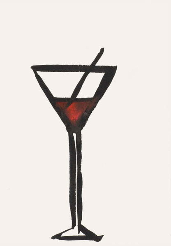 Detail of Martini Glass, 2107 by Daisy de Villeneuve