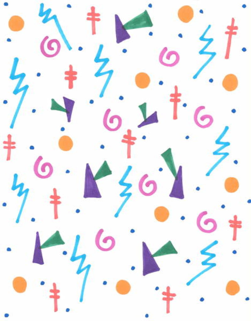 Detail of Symbols, 2017 by Daisy de Villeneuve