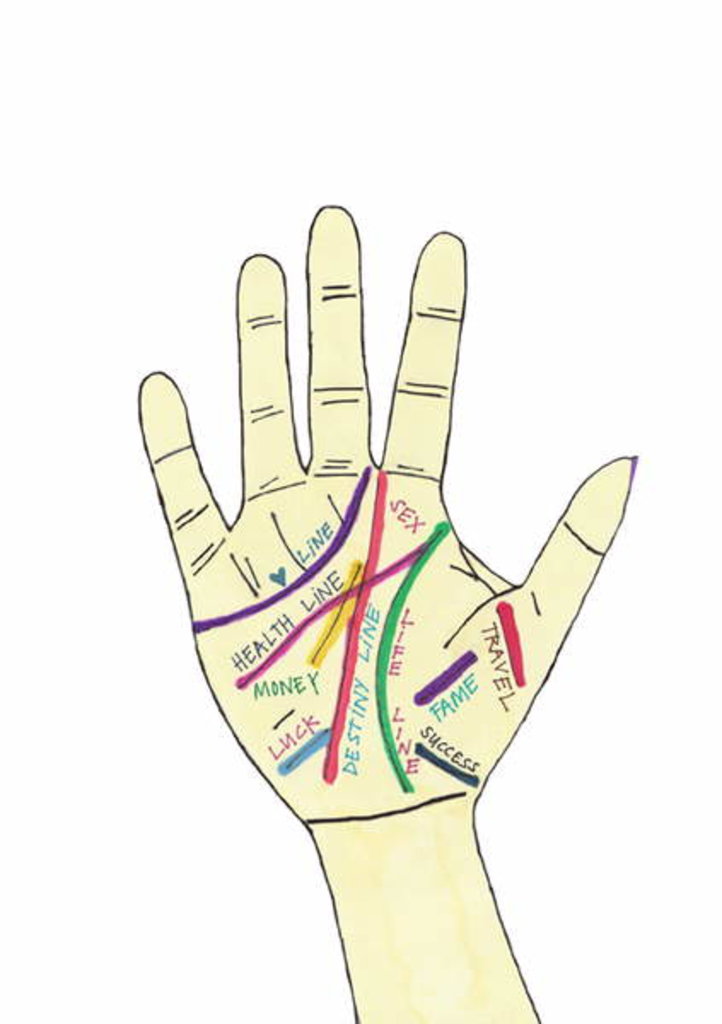 Detail of Palm Hand by Daisy de Villeneuve