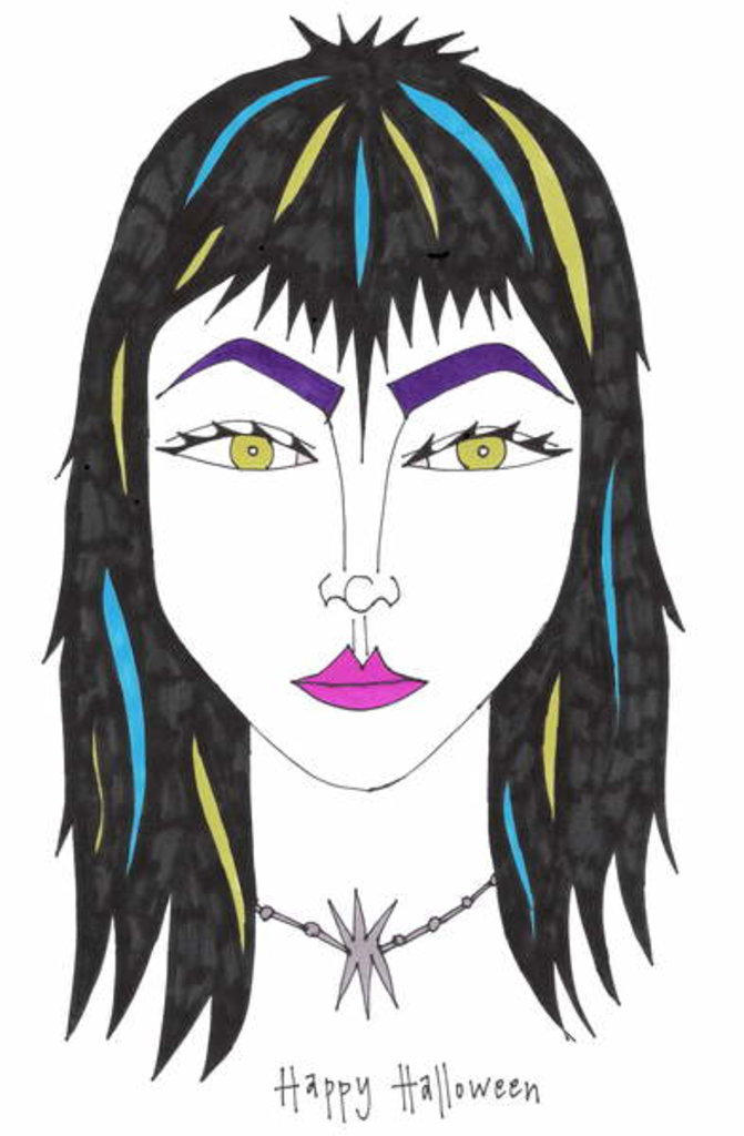 Detail of Happy Halloween by Daisy de Villeneuve