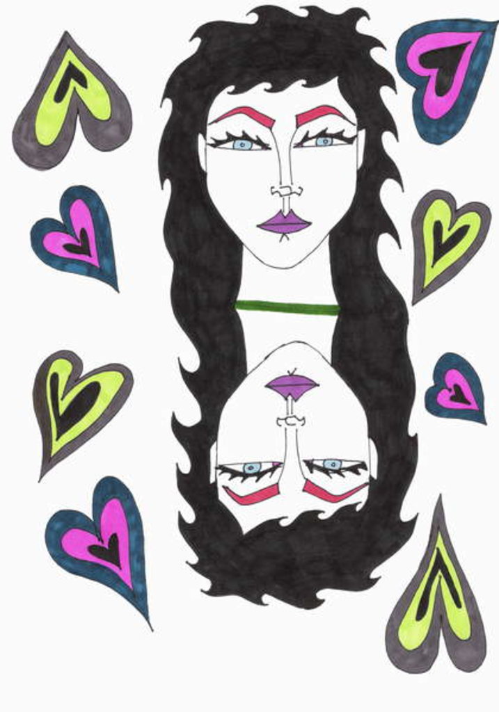 Detail of Mirror by Daisy de Villeneuve