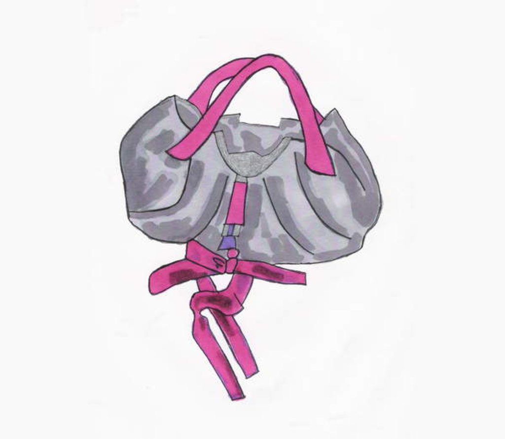 Detail of Velvet Bag by Daisy de Villeneuve