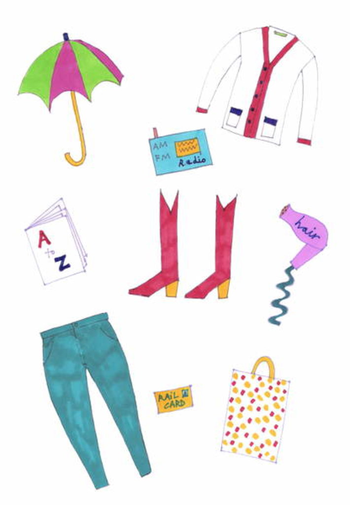 Detail of Clothes & Accessories by Daisy de Villeneuve