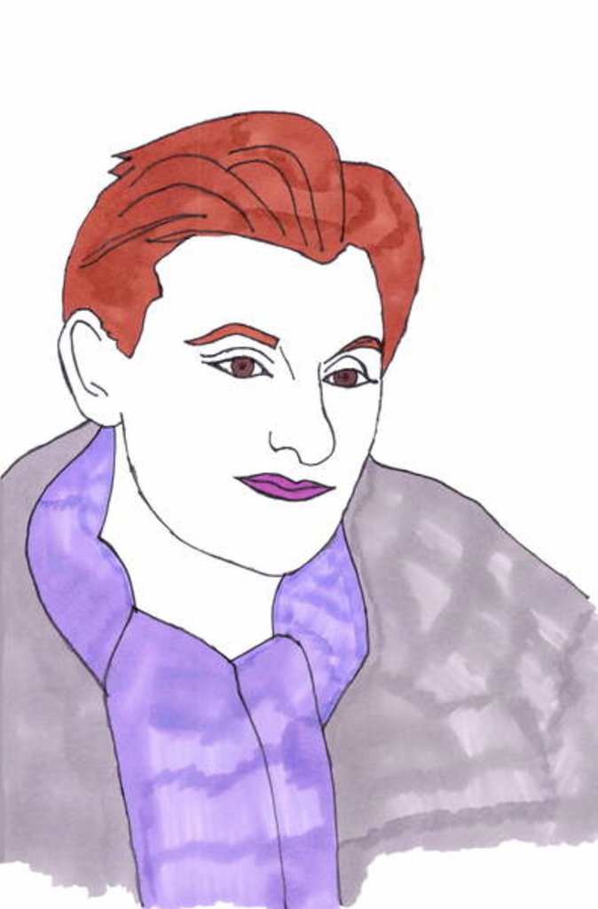 Detail of Man by Daisy de Villeneuve