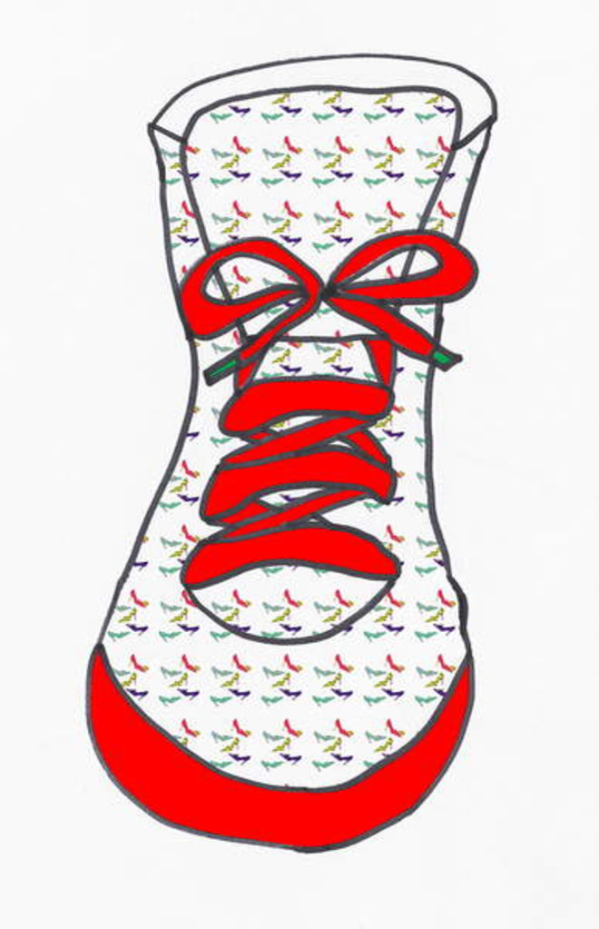 Detail of Sneaker 2 by Daisy de Villeneuve