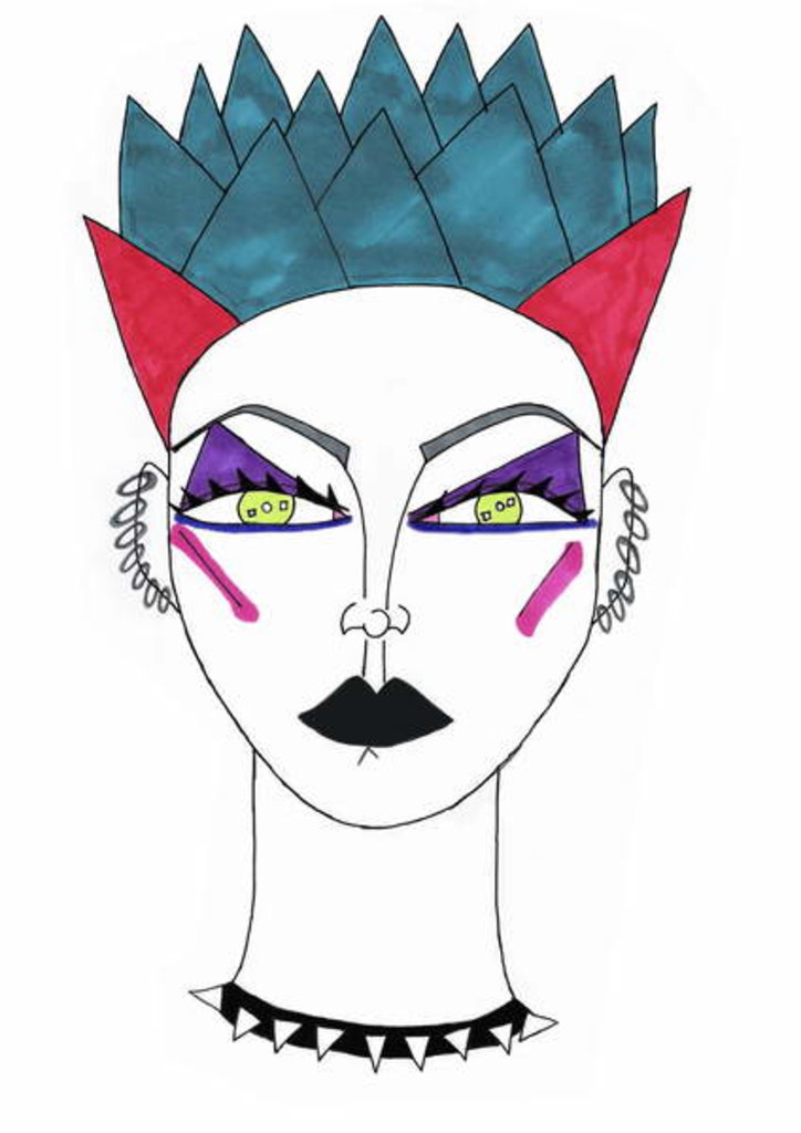 Detail of Punk by Daisy de Villeneuve