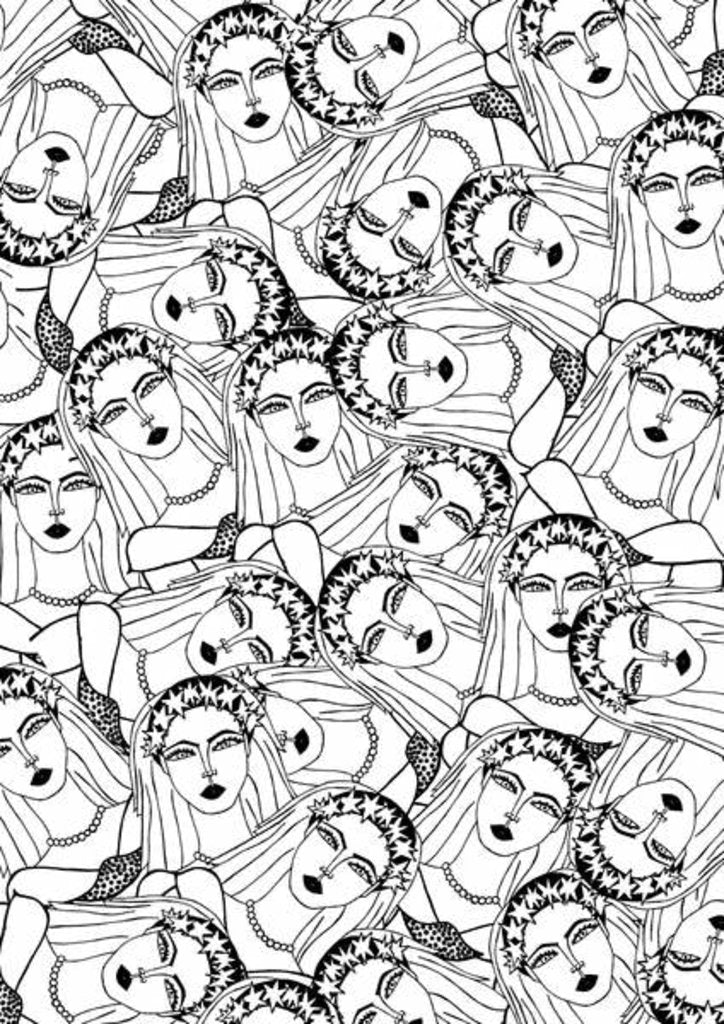 Detail of Bride by Daisy de Villeneuve