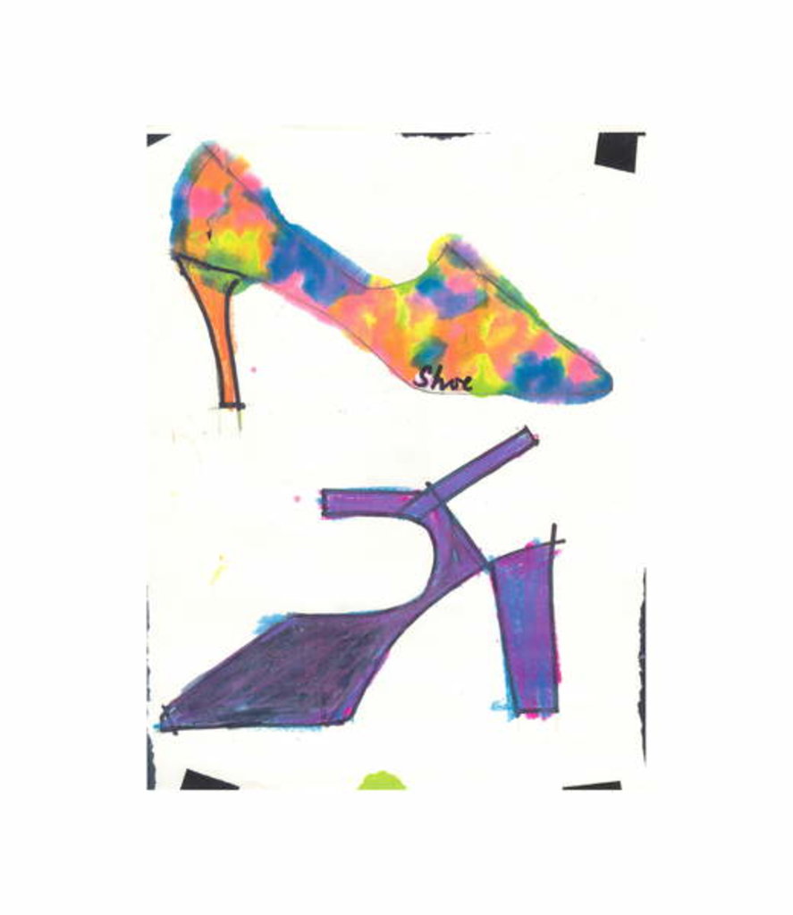 Detail of 2 Shoes by Daisy de Villeneuve
