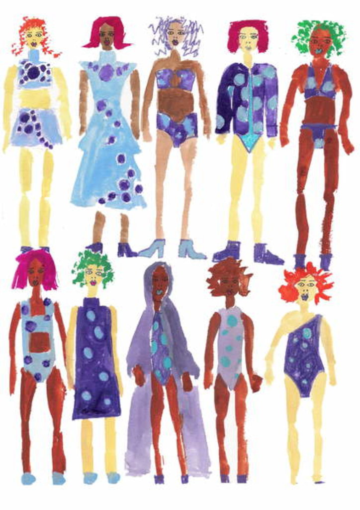 Detail of Beachwear by Daisy de Villeneuve