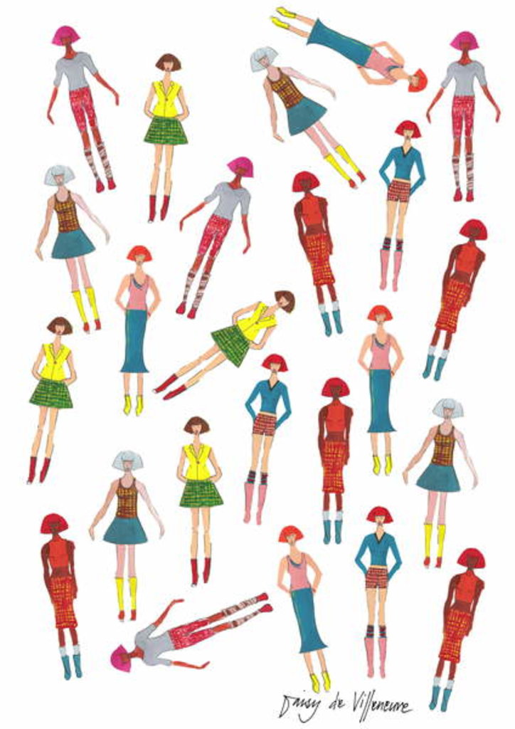 Detail of Figures by Daisy de Villeneuve