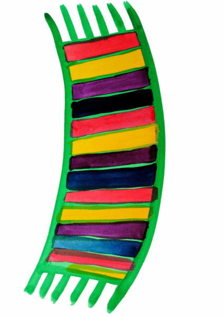 Detail of Scarf by Daisy de Villeneuve