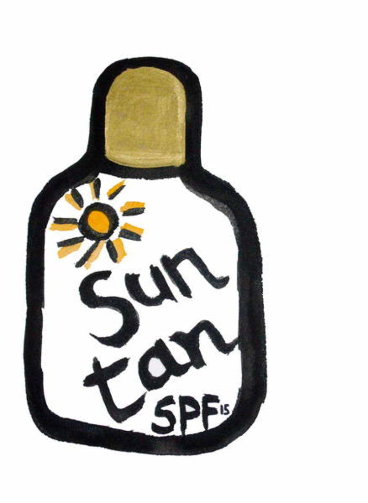 Detail of Sun Tan Lotion by Daisy de Villeneuve