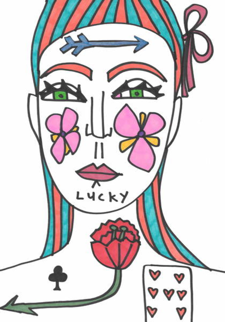 Detail of Lucky by Daisy de Villeneuve