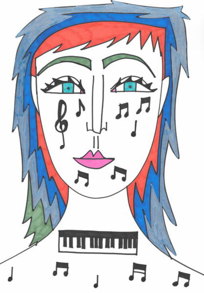 Detail of Music by Daisy de Villeneuve