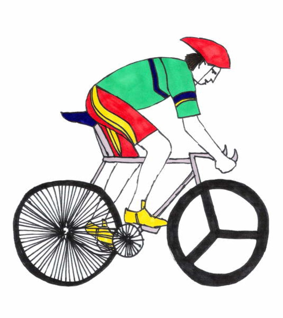 Detail of Bike by Daisy de Villeneuve