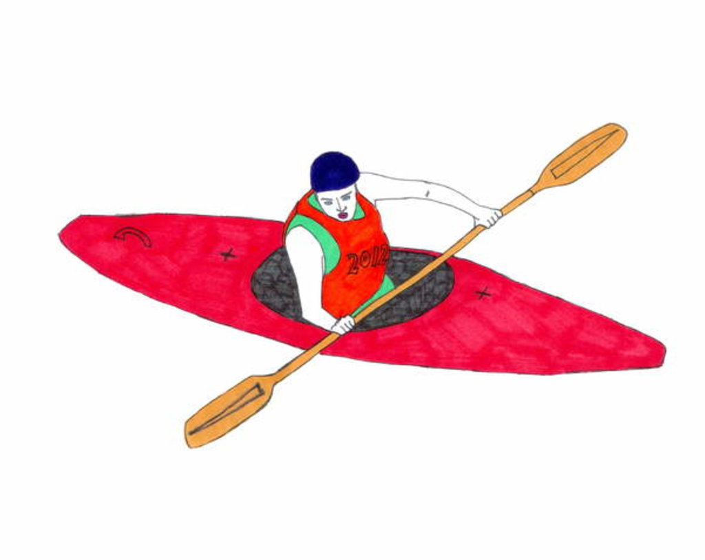 Detail of Canoe by Daisy de Villeneuve