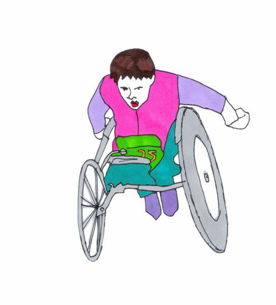 Detail of Wheelchair by Daisy de Villeneuve