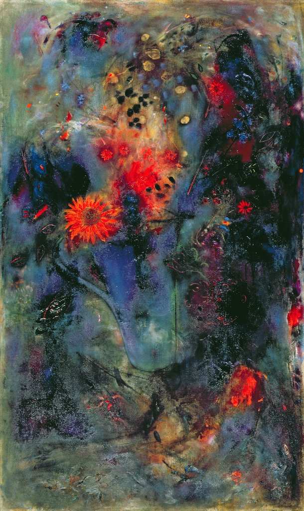 Detail of Sunflower, 2002 by Jane Deakin