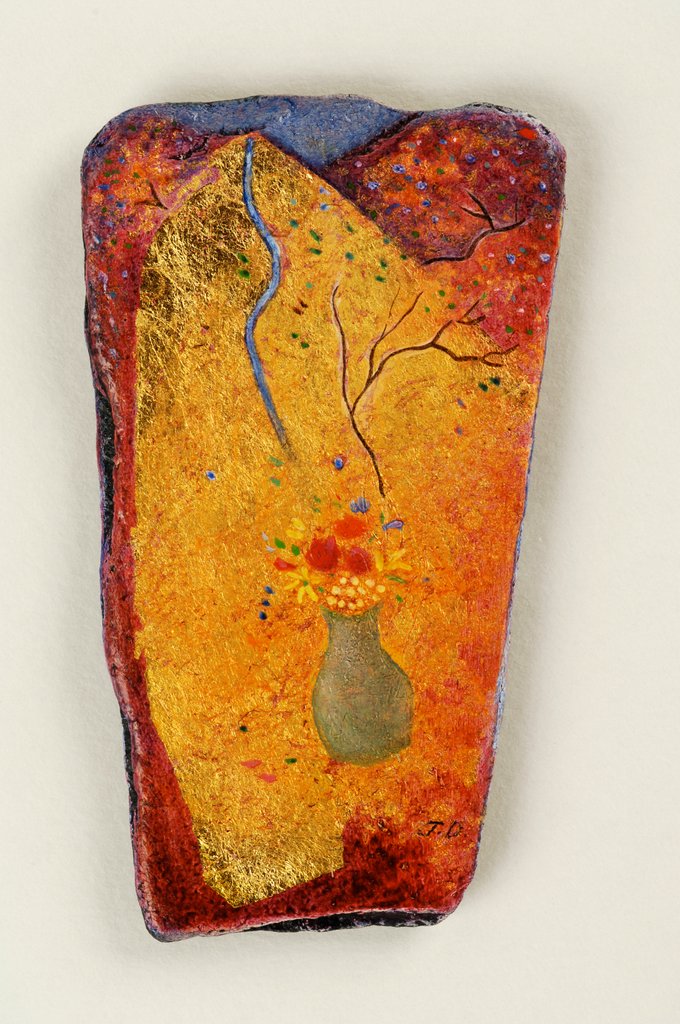 Detail of The Golden Mountain, 2006 by Jane Deakin