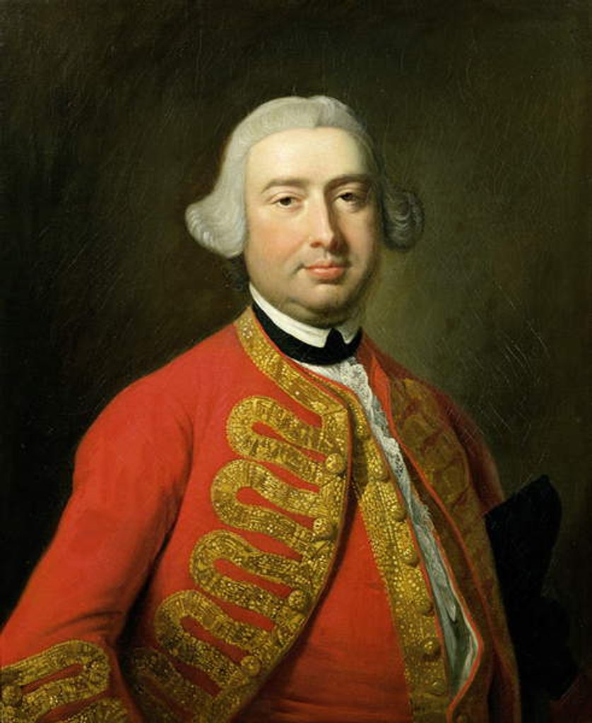 Detail of Portrait of John Beard, actor and vocalist by Thomas Hudson