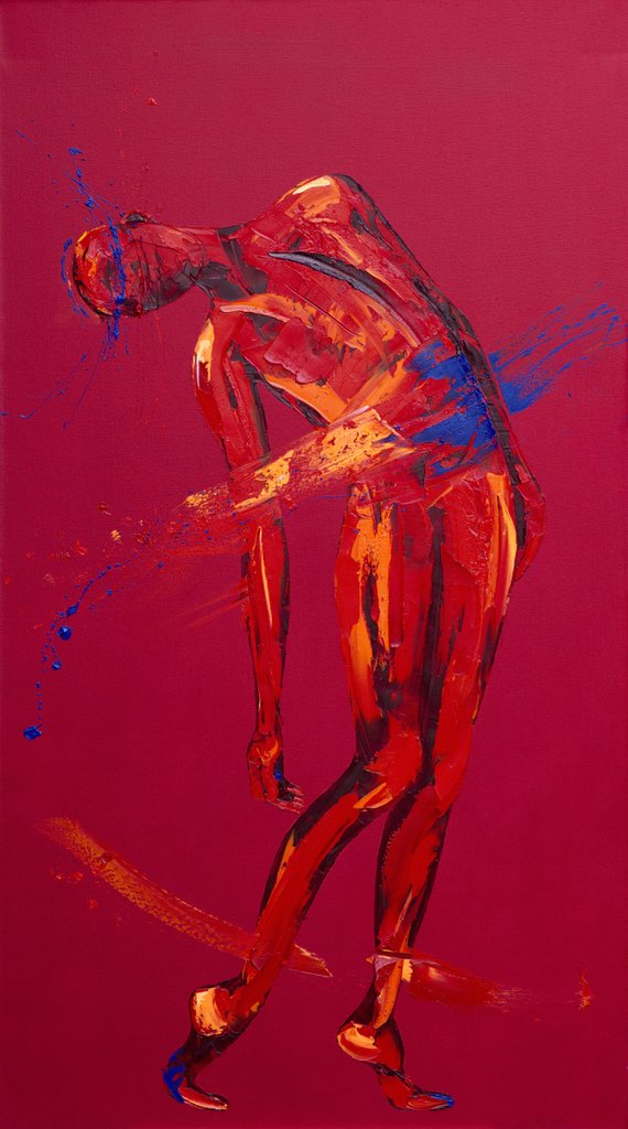 Detail of Jesus Falls for the Second Time - Station 7, 2005 by Penny Warden