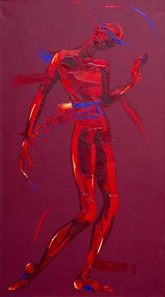 Detail of Jesus Speaks to the Women of Jerusalem - Station 8, 2005 by Penny Warden