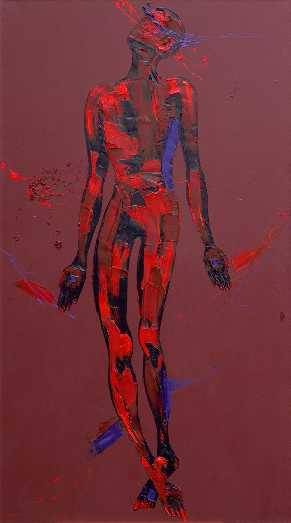 Detail of Jesus is Nailed to the Cross - Station 11, 2005 by Penny Warden