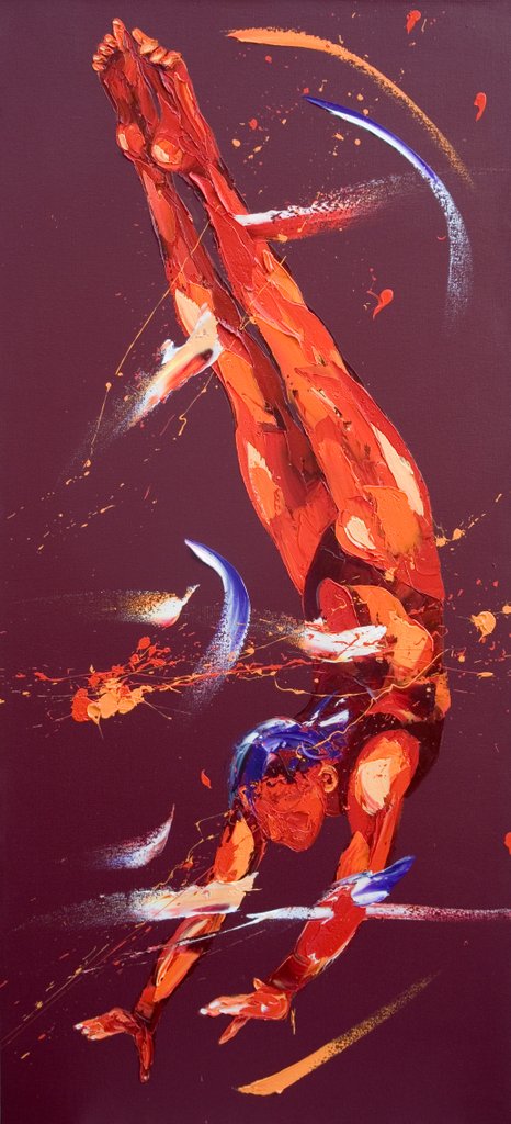 Detail of Gymnast Seven, 2011 by Penny Warden