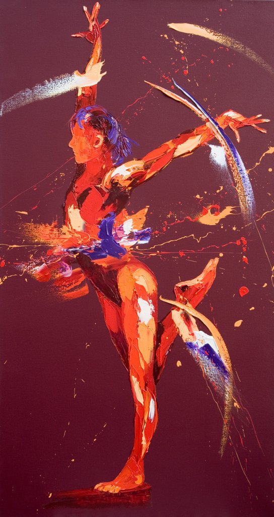 Detail of Gymnast Eight, 2011 by Penny Warden