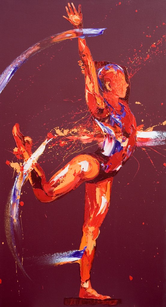 Detail of Gymnast Nine, 2011 by Penny Warden