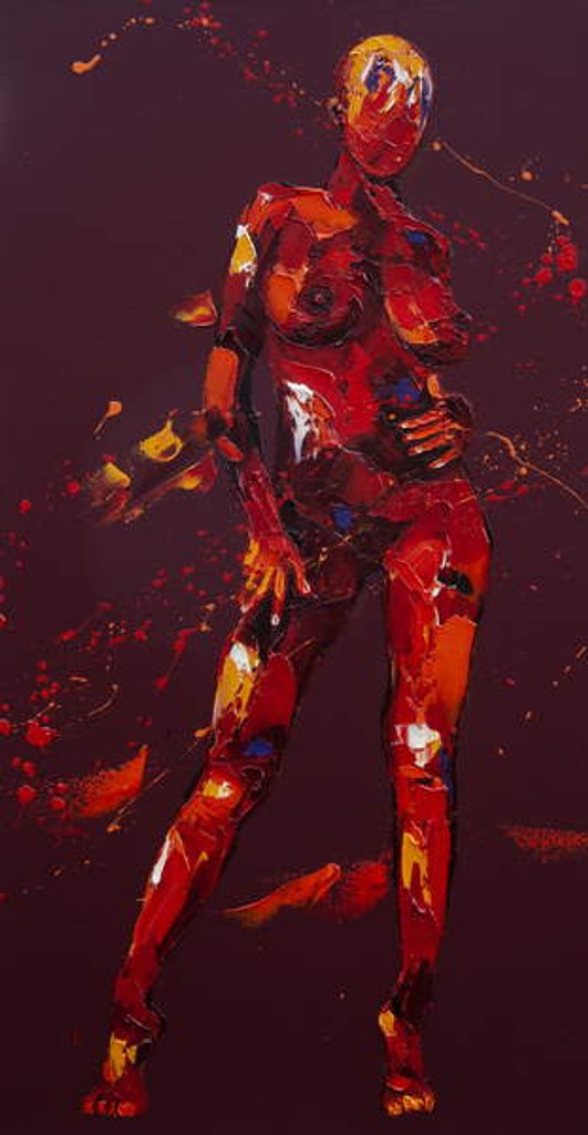 Detail of Attentive, 2015 by Penny Warden