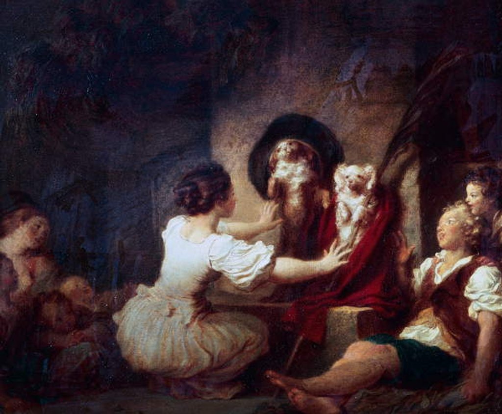 Detail of Education is all, 1780 by Jean-Honore Fragonard