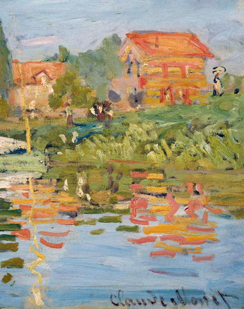 Detail of Regattas at Argenteuil, c.1872 by Claude Monet