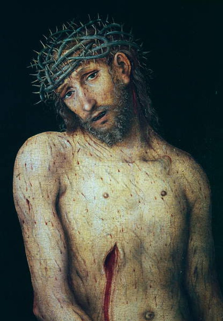 Detail of Pieta', by Lucas Cranach the Elder by Lucas the Elder Cranach