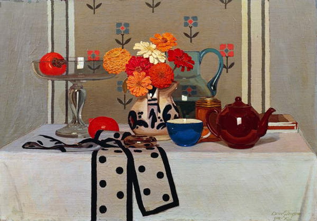 Detail of Laden table, 1908 by Oscar Ghiglia