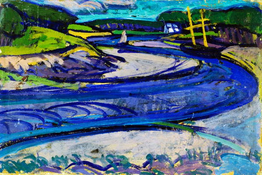 Detail of Canal in Britain by Gino Rossi