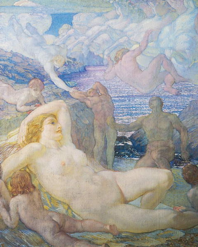 Detail of Aurora or Mater Matuta, 1907-1924 by Adolfo De Carolis