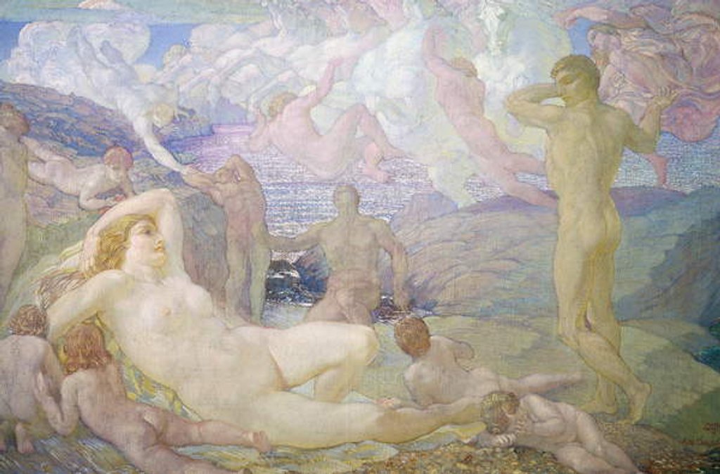 Detail of Aurora or Mater Matuta, 1907-1924 by Adolfo De Carolis