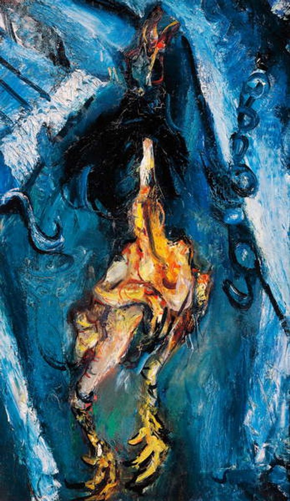 Detail of Plucked chicken, ca 1925 by Chaim Soutine