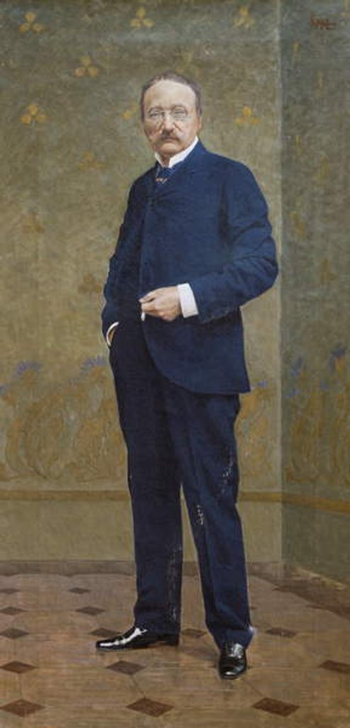 Detail of Portrait of Arrigo Boito by Leopoldo Metlicovitz