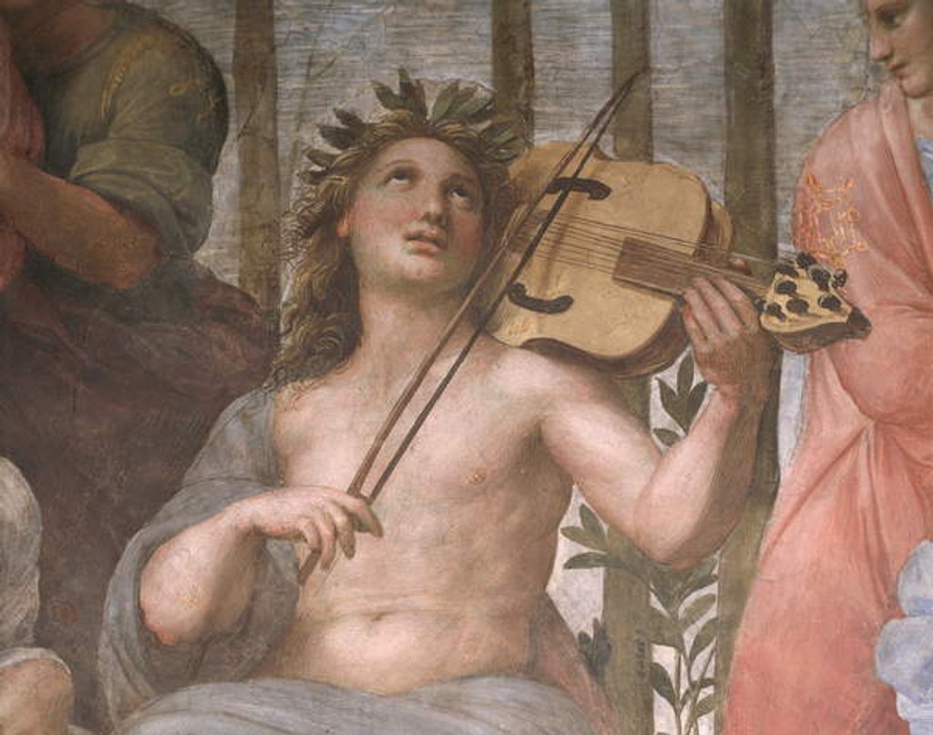 Detail of Parnassus by Raphael
