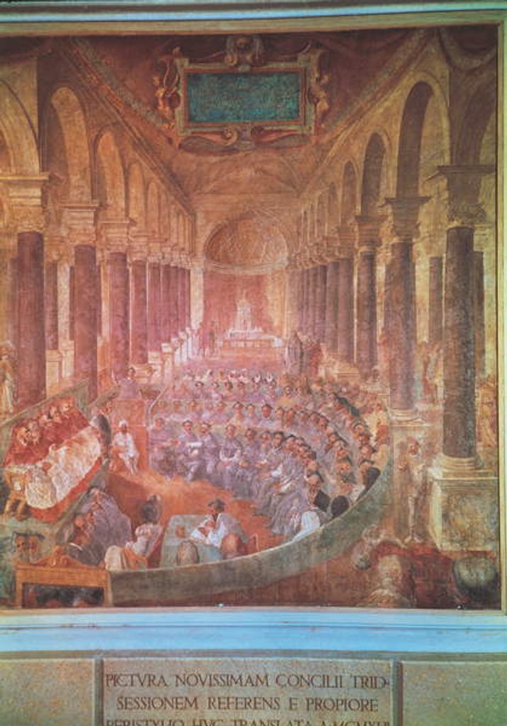 Detail of The Council of Trento by School Italian
