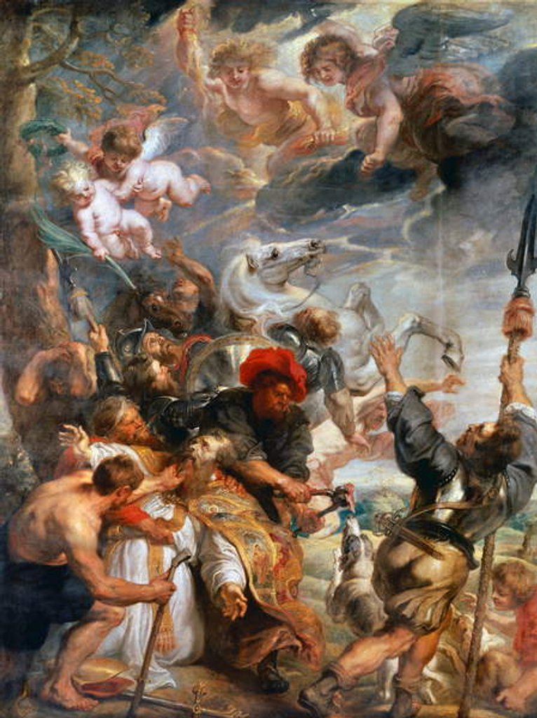 Detail of Martyrdom of St Livino by Peter Paul Rubens