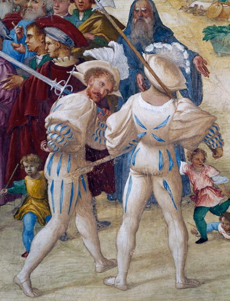 Detail of Martyrdom of Saint Barbara by Lorenzo Lotto