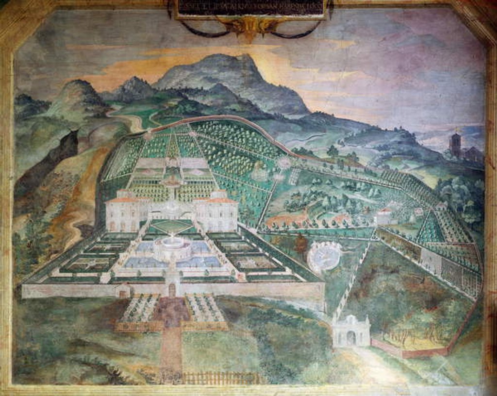Detail of Villa Lante in Bagnaia, c.1581 by Italian School