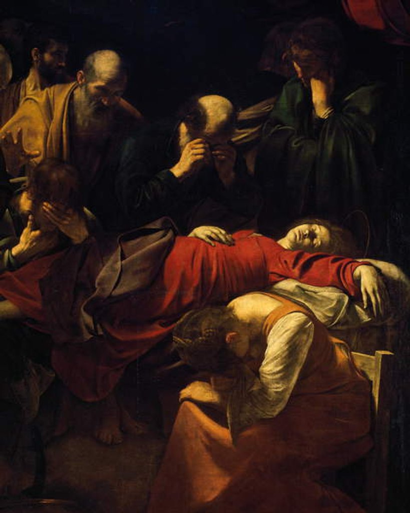 Detail of The Death of Virgin, 1601-06 by Michelangelo Merisi da Caravaggio