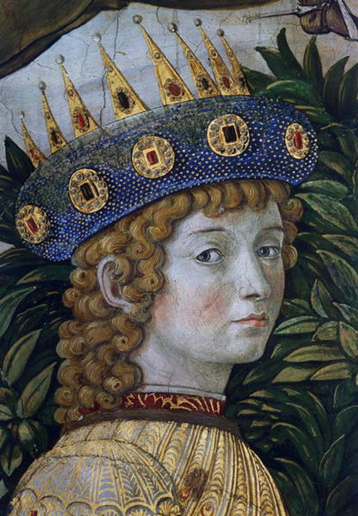 Detail of Caspar, alleged portrait of Lorenzo il Magnifico by Benozzo di Lese di Sandro Gozzoli