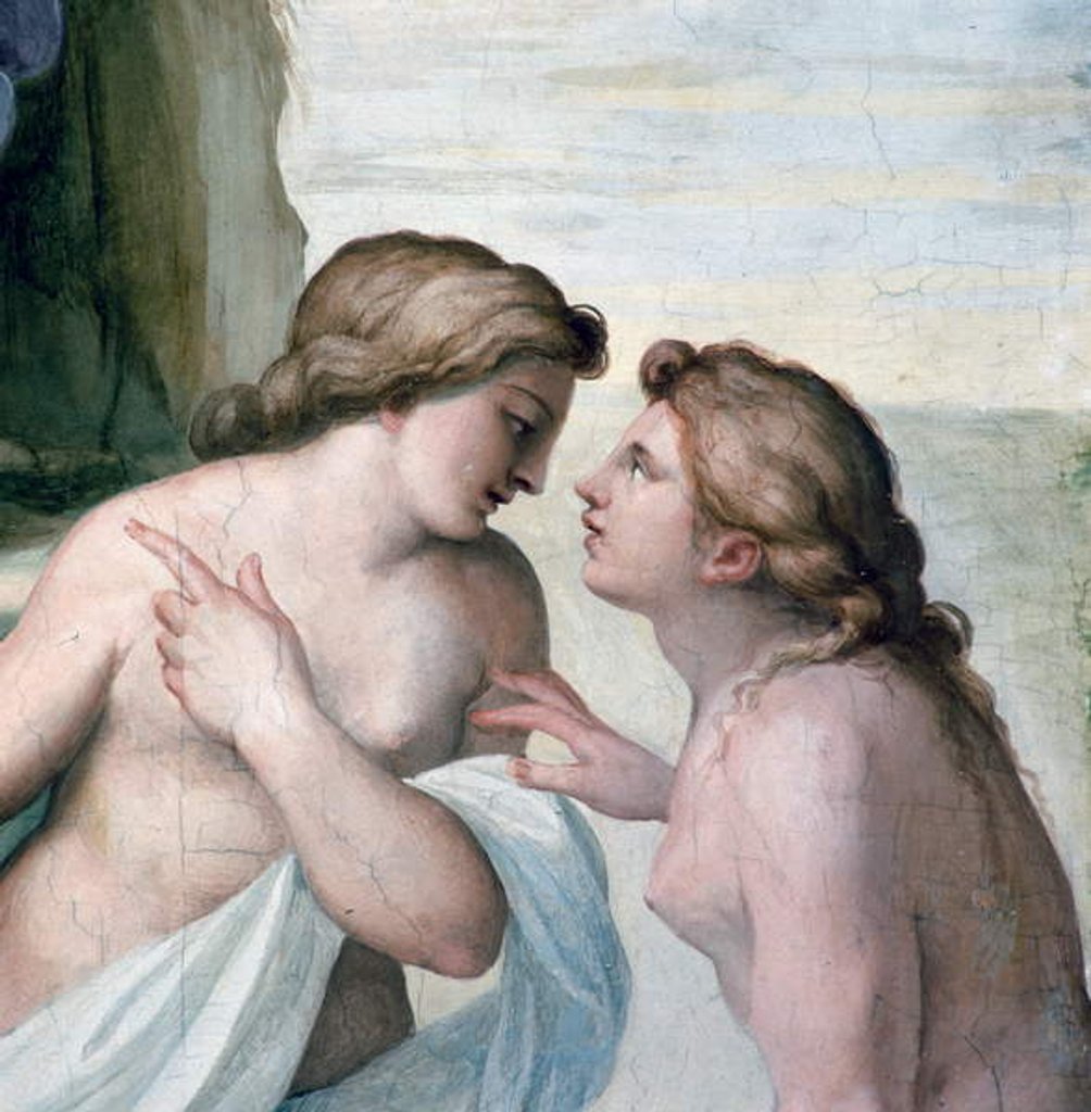 Detail of Venus and Mars by Agostino Carracci